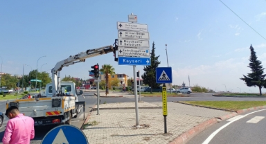 Büyükşehir Ekipleri Trafikte Güvenlik İçin 7/24 Sahada