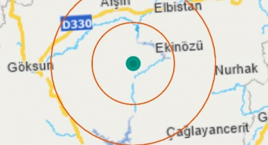 -Ekinözü’nde 2.3 şiddetinde deprem