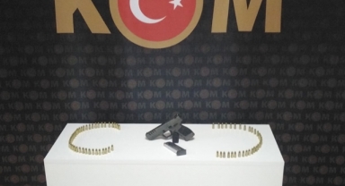 Elbistan’da şok uygulamada silah ele geçirildi