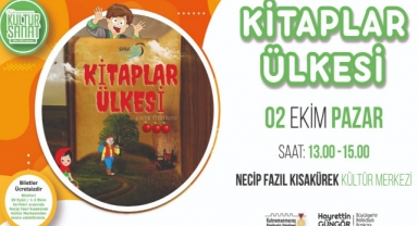 Haydi Çocuklar! “Kitaplar Ülkesi” Sizi Bekliyor