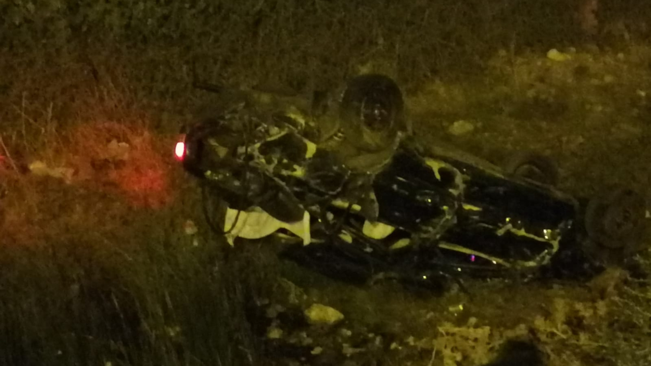 Kahramanmaraş’ta otomobil takla attı: 2 yaralı