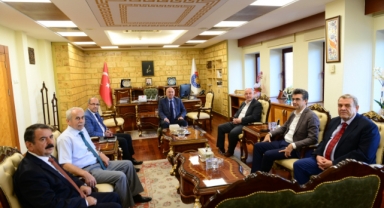 Kahramanmaraş Valisi Ömer Faruk Coşkun, Rektör Yasım’a Hayırlı Olsun Ziyaretinde Bulundu