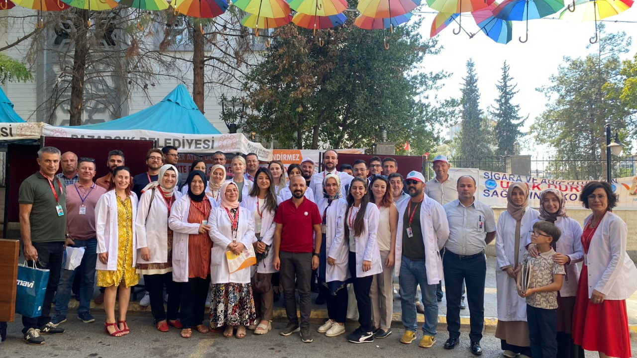 Pazarcık’ta, 3-9 Eylül halk sağlığı haftası etkinliği yapıldı