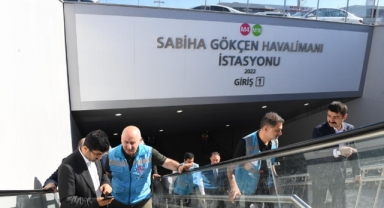 SABİHA GÖKÇEN HAVALİMANI METROYA KAVUŞUYOR