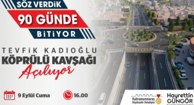 Tevfik Kadıoğlu Köprülü Kavşağı Trafiğe Açılıyor…