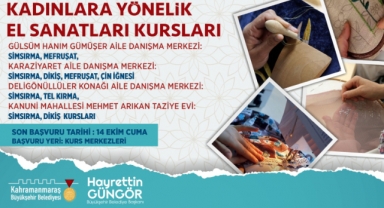 Büyükşehir’in El Sanatları Kurslarında Kayıtlar Başladı