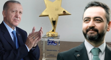Cumhurbaşkanı Erdoğan’dan Başkan Gürbüz’e ödül