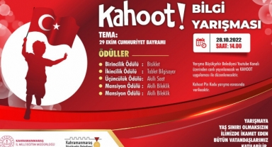 “Cumhuriyet Bayramı” Temalı Bilgi Yarışması Katılımcılarını Bekliyor