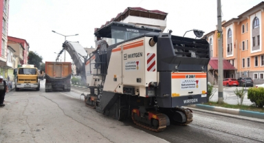 Göksun’un Merkez Bulvarı Büyükşehir’le Güzelleşiyor