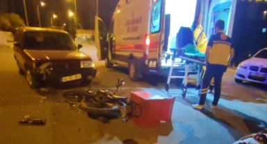 Kahramanmaraş’ta otomobil ile motosiklet çarpıştı: 1 yaralı