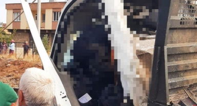 -Kahramanmaraş’ta tren hemzemin geçitte komyonete çarptı: 1 ölü