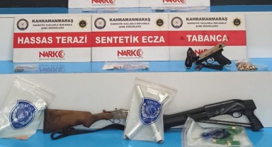 Kahramanmaraş’ta uyuşturucu taciri 6 kişi tutuklandı
