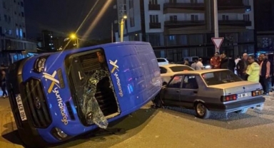Kahramanmaraş’ta zincirleme kaza: 2 yaralı