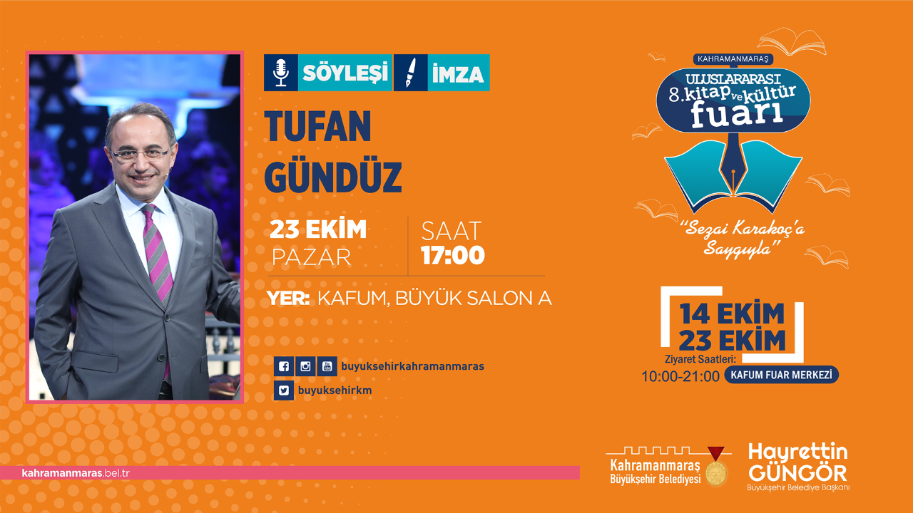 Kitap Fuarı Son Gününde Usta İsimleri Konuk Edecek