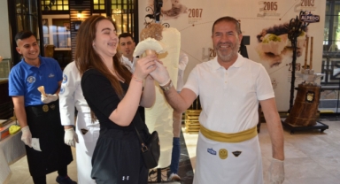 Makedonyalı öğrenciler Alpedo Maraş dondurmasına hayran kaldı!
