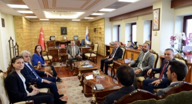 MHP İl Başkanı Ertuğrul Doğan, Rektör Yasım’ı Ziyaret Etti