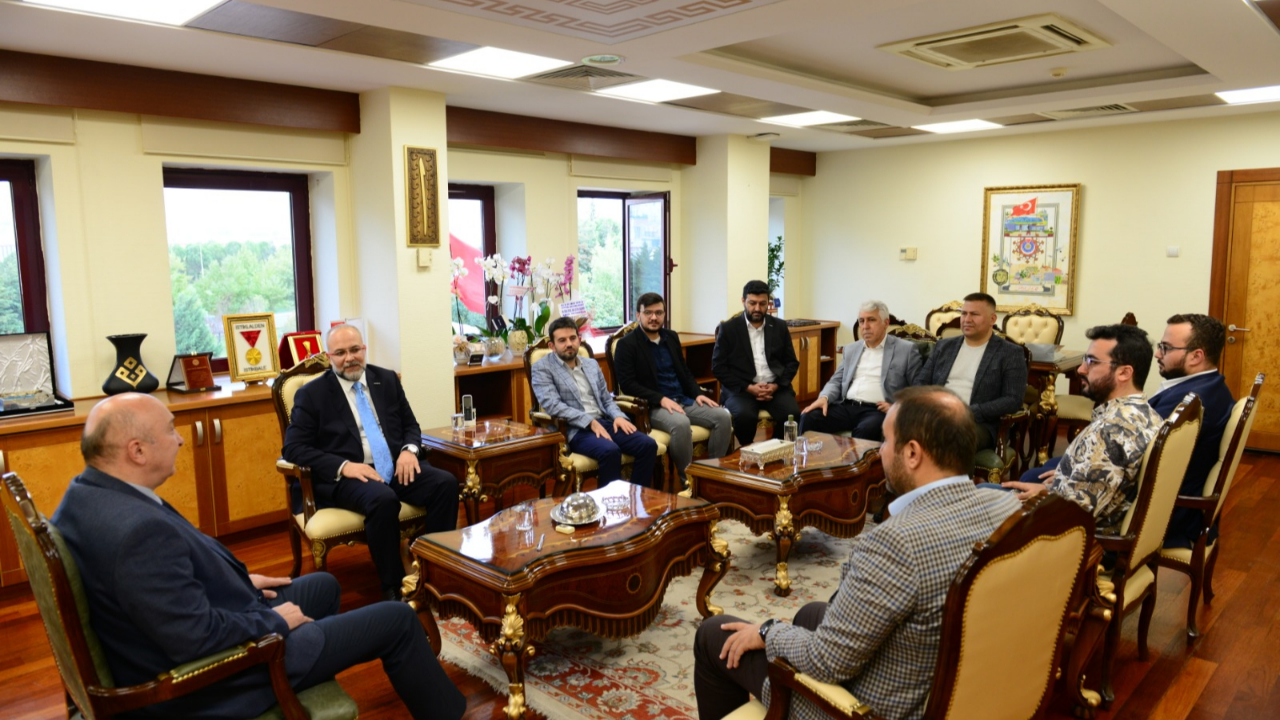 MÜSİAD Kahramanmaraş Şube Heyetinden Rektör Yasım’a “Hayırlı Olsun” Ziyareti