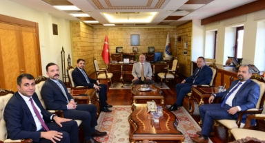 Rektör Yasım’a Kahramanmaraş Kurum İl Müdürlerinden Ziyaret