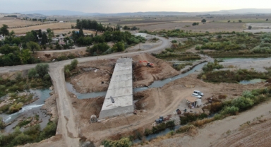 Türkoğlu’nun Yeni Köprüsü Hizmete Hazırlanıyor