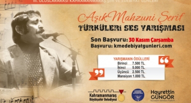 Âşık Mahzuni Şerif Türküleri Ses Yarışması’nda Başvuru Süresi Uzatıldı