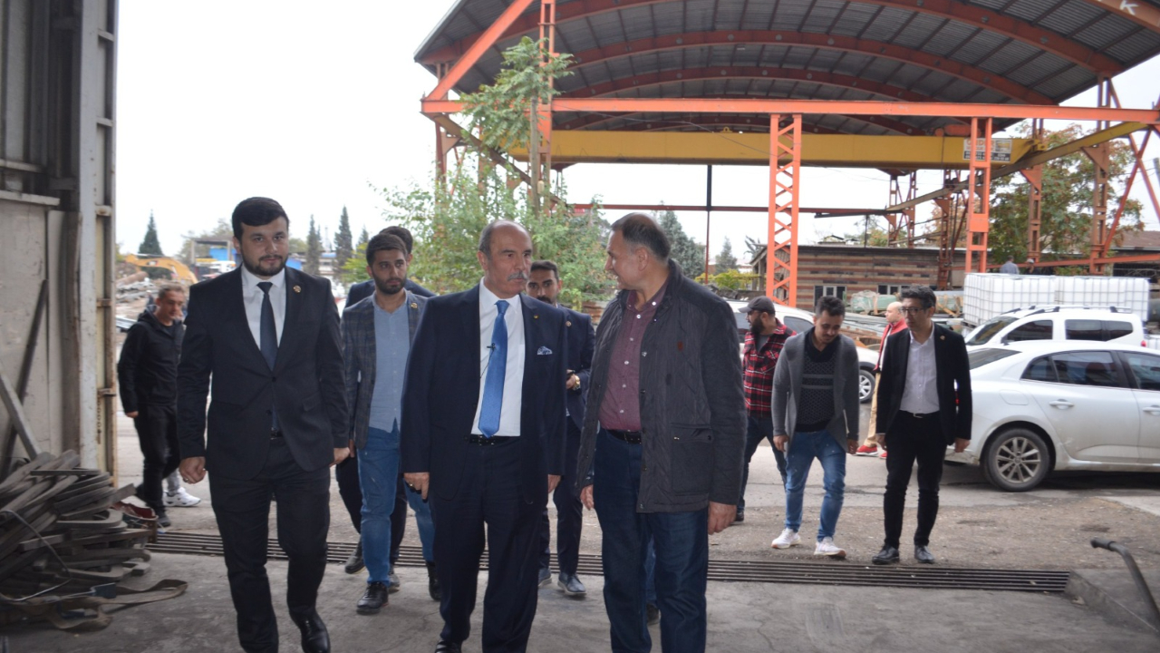 Başkan Balcıoğlu’na sanayi esnafından sıcak karşılama