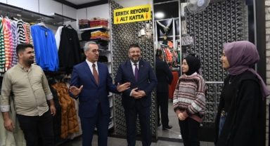 Başkan Güngör, Esnaf Ziyaretlerini Sürdürüyor