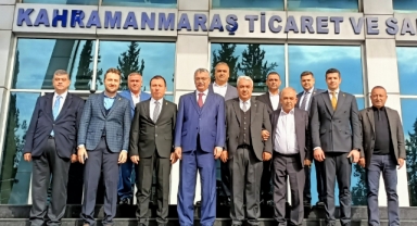 Celalettin Güvenç’ten KMTSO Başkanı Buluntu ve yönetimine hayırlı olsun ziyareti