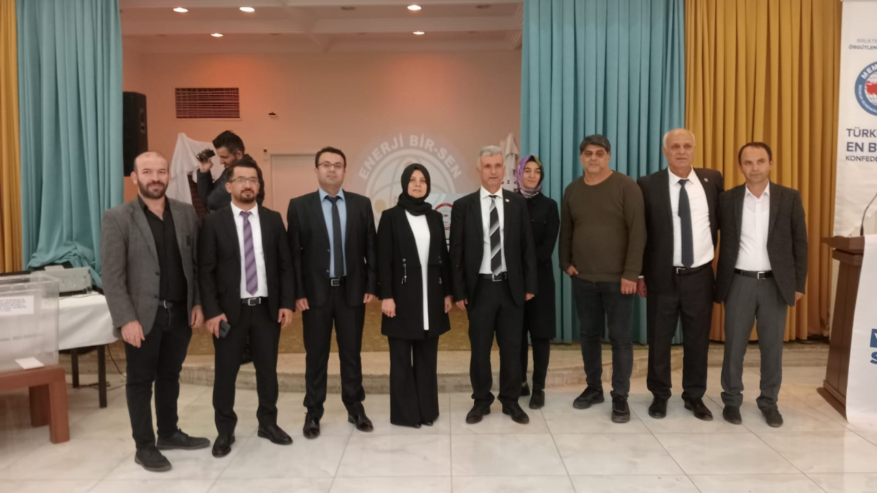 Enerji Bir Sen Delegeleri Kahramanmaraş’ta yeniden Ejder Akbaş dedi.