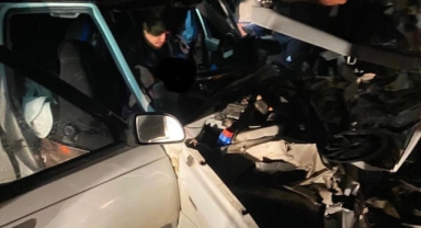 Kahramanmaraş’ta iki otomobil çarpıştı: 4 yaralı