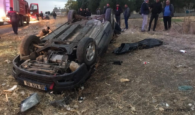Kahramanmaraş’ta otomobil takla attı: 1 ölü 3 yaralı