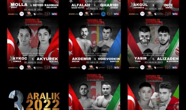 Kickboks şampiyonları Kahramanmaraş’ta ringe çıkacak