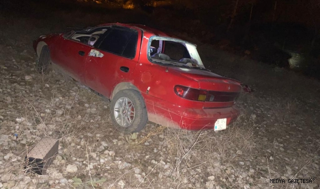 Nurhak’ta otomobil şarampole yuvarlandı: 1 ölü