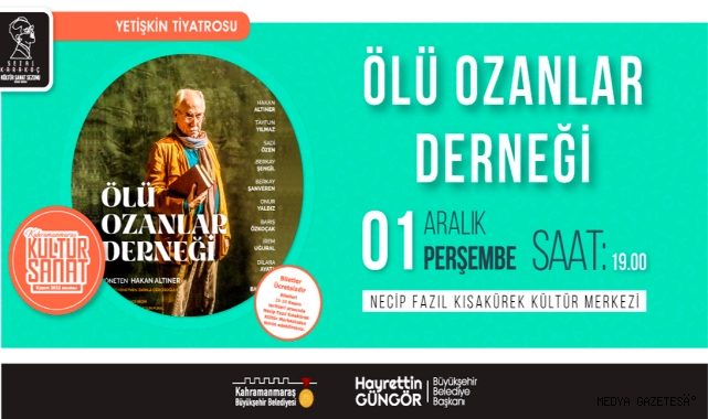 ‘Ölü Ozanlar Derneği’ Tiyatrosu İzleyiciyle Buluşacak