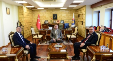 Onikişubat ve Dulkadiroğlu Kaymakamlarından Rektör Yasım’a Ziyaret