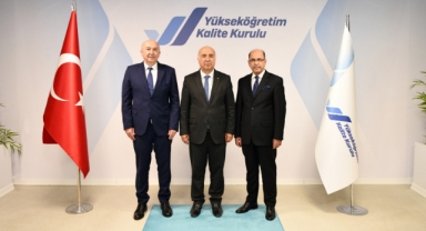 Rektör Yasım, YÖKAK Başkanı Prof. Dr. Muhsin Kar’ı Ziyaret Etti