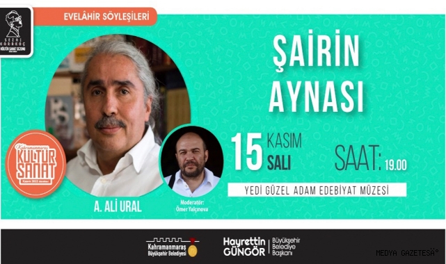 Şair Ali Ural ile Evelâhir Söyleşileri Gerçekleştirilecek