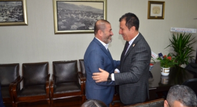 Alpedo - Kervan ailesi KMTSO başkanı Buluntu’yu ziyaret etti!