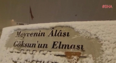 Kahramanmaraş’ın kuzey ilçelerinde kar yağışı başladı