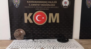 Kahramanmaraş’ta Roma dönemine ait tarihi eser ele geçirildi