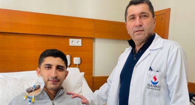 -KALBİNDE BEŞ DELİK BULUNAN HASTA SANKO’DA AMELİYAT EDİLDİ