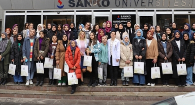 -LİSE ÖĞRENCİLERİNDEN SANKO ÜNİVERSİTESİ’NE ZİYARET