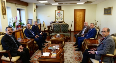 TBMM İçişleri Komisyonu Başkanı ve Kahramanmaraş Milletvekili Güvenç, Rektör Yasım’ı Ziyaret Etti