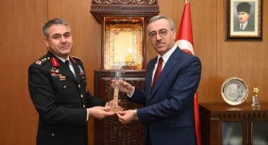 Başkan Güngör Jandarma Bölge Komutanını Ağırladı