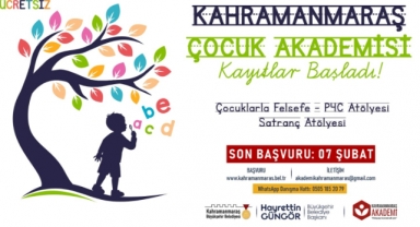 Büyükşehir’in Çocuk Akademisi’nde Yeni Dönem Kayıtları Başladı!