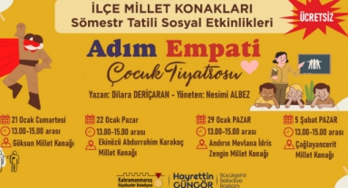 Büyükşehir’in Tiyatro Gösterisi İlçelerde Miniklerle Buluşacak