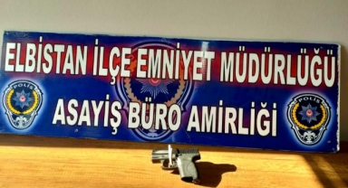 -Elbistan’da kuru sıkı tabanca ile market soydu
