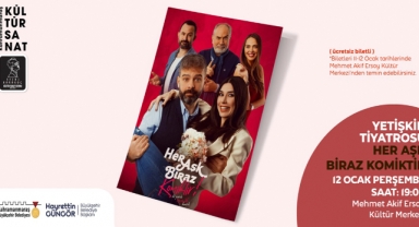 ‘Her Aşk Biraz Komiktir’ Tiyatroseverleri Bekliyor