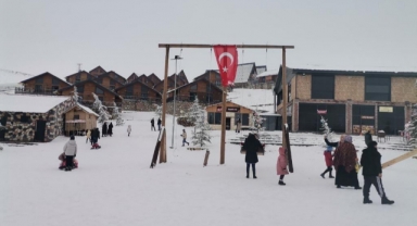 Kahramanmaraş kayak merkezi doldu taştı