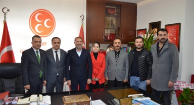 Kervancıoğlu, MHP’li Demiröz’ü ziyaret etti!