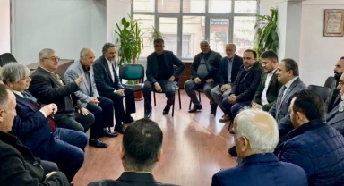 MHP Dulkadiroğlu İlçe Başkanı Emrah Satıcı ve Dulkadiroğlu Muhtarlarından Vahit Demiröz'e Hayırlı Olsun Ziyareti